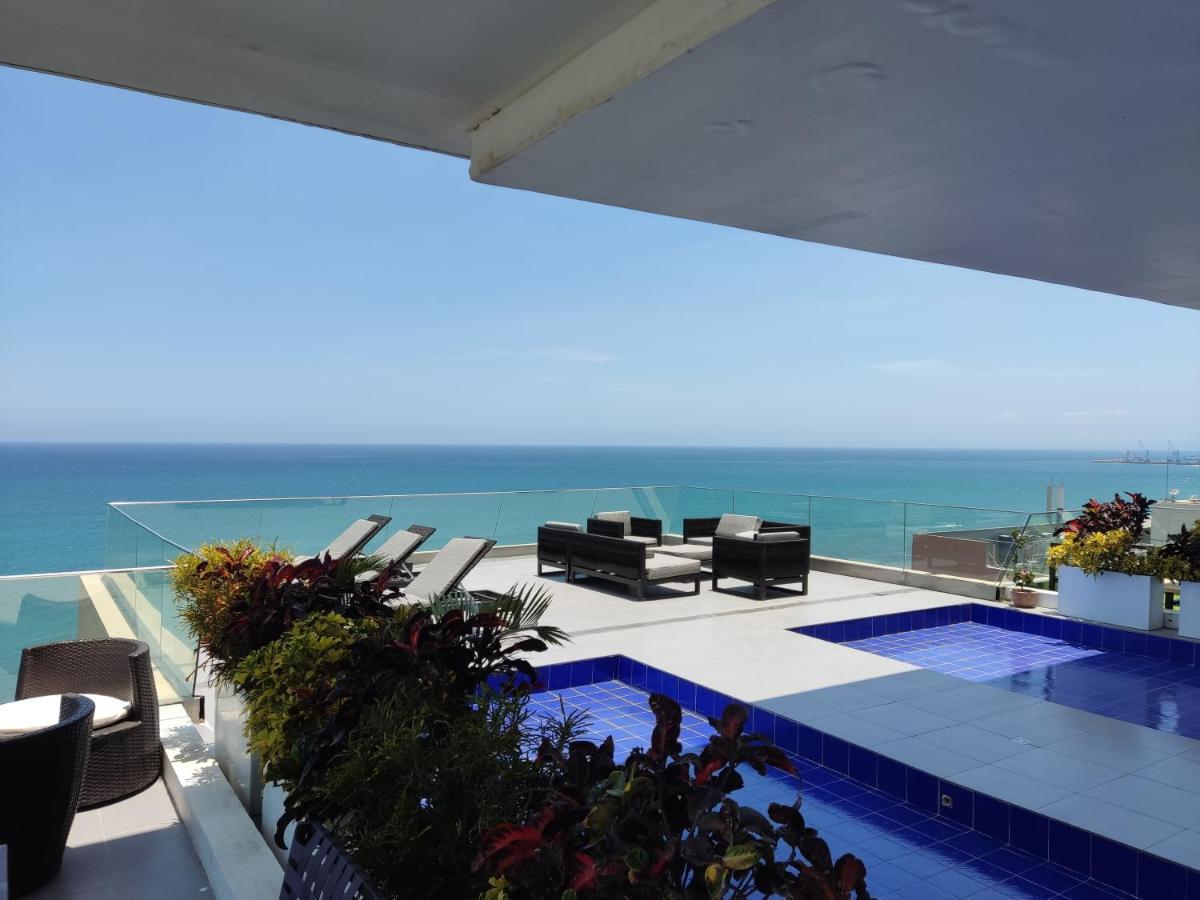 Departamento Suite Frente Al Mar Poseidon Manta Dış mekan fotoğraf